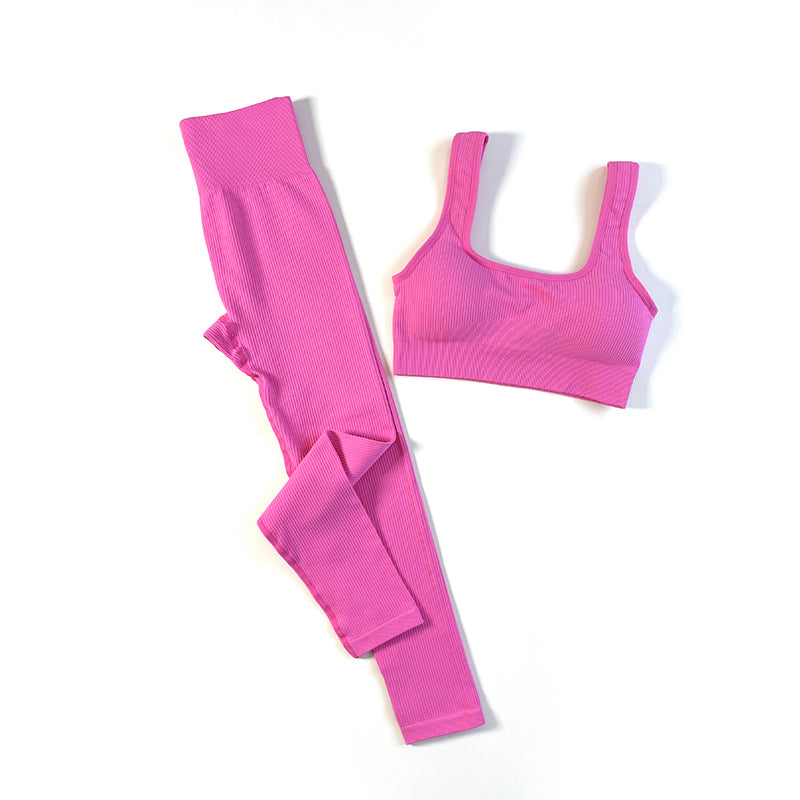 Conjunto de Treino Top e Legging Feminino sem Costura Ferrazi