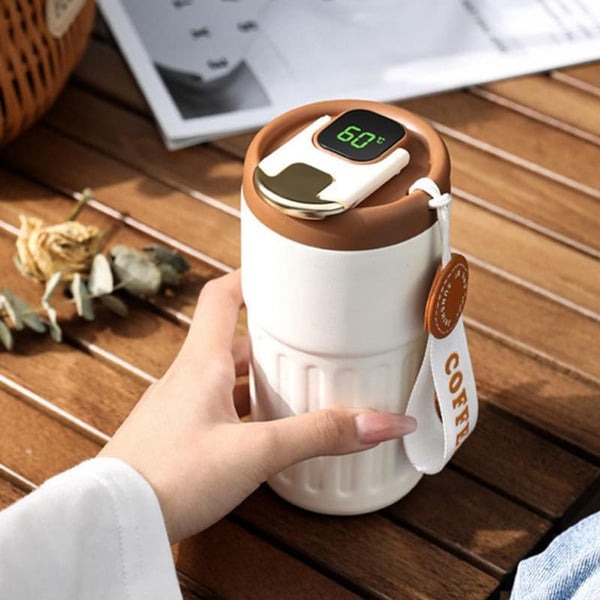 Copo Térmico Digital com Tampa de Inox Ferrazi