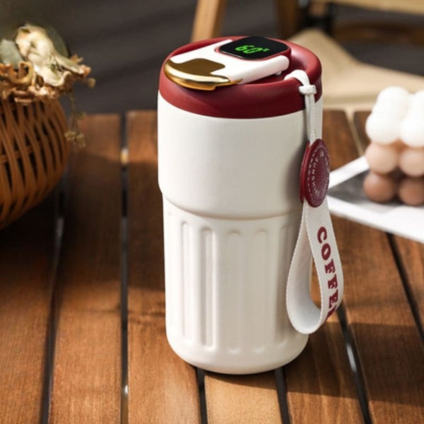 Copo Térmico Digital com Tampa de Inox Ferrazi