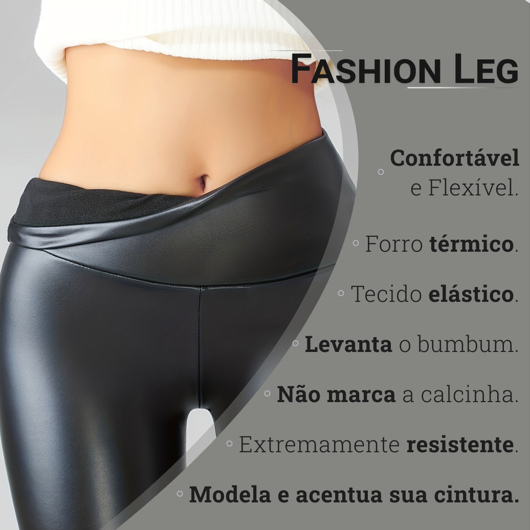 Calça Legging Aveludado Eclipse Jazz Instante, Modela e Valoriza Suas Curvas - Compre 1 Leve 2