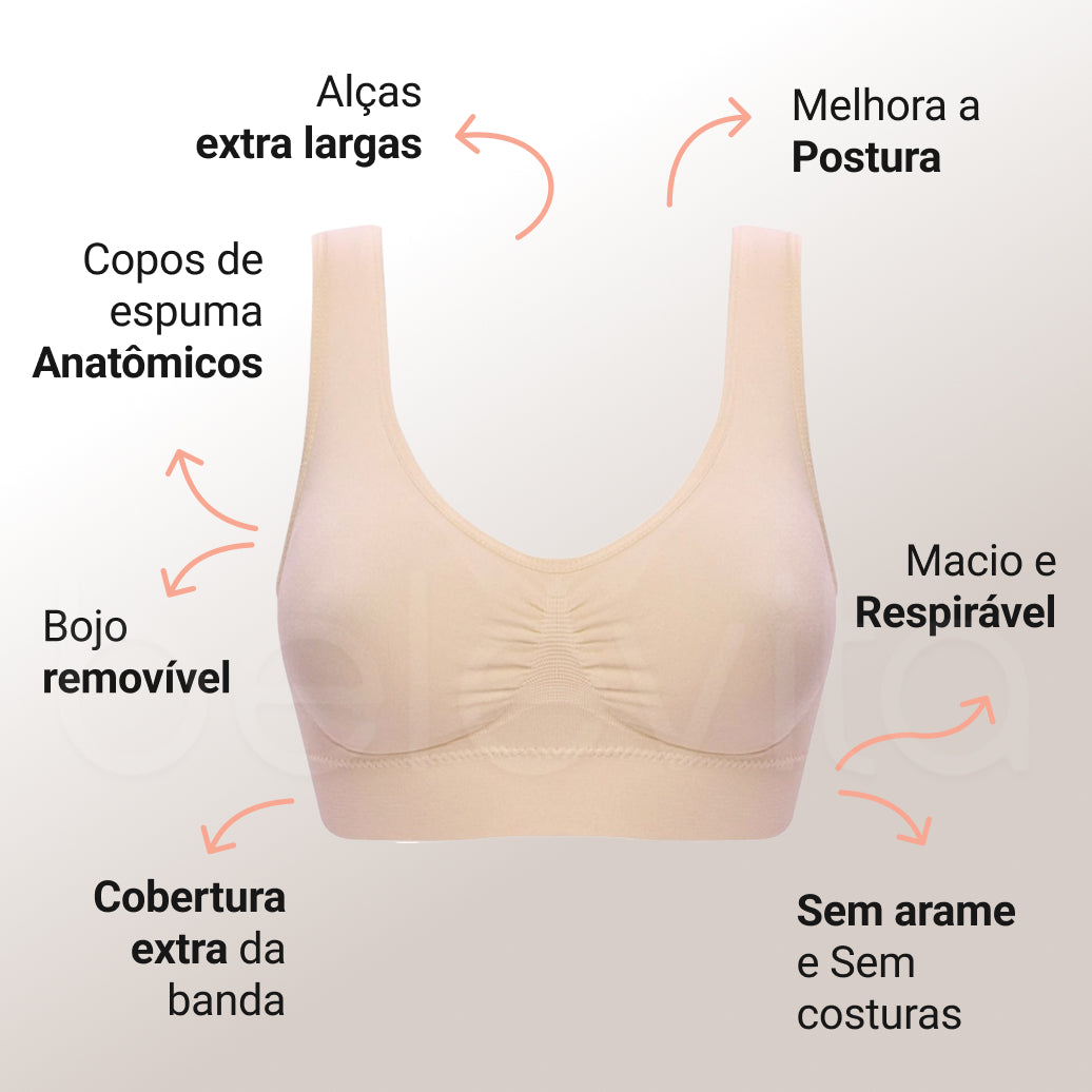 Conjunto Modelador Tecido Compressivo Aura Equilíbrio Serenidade, Conforto e Sustentação o Dia Todo
