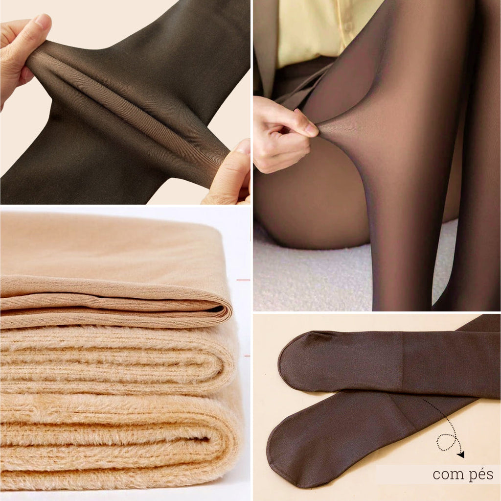 Meia-Calça Translúcida Fio Lã Aura Harmonia, Conforto Térmico e Elegância Discreta