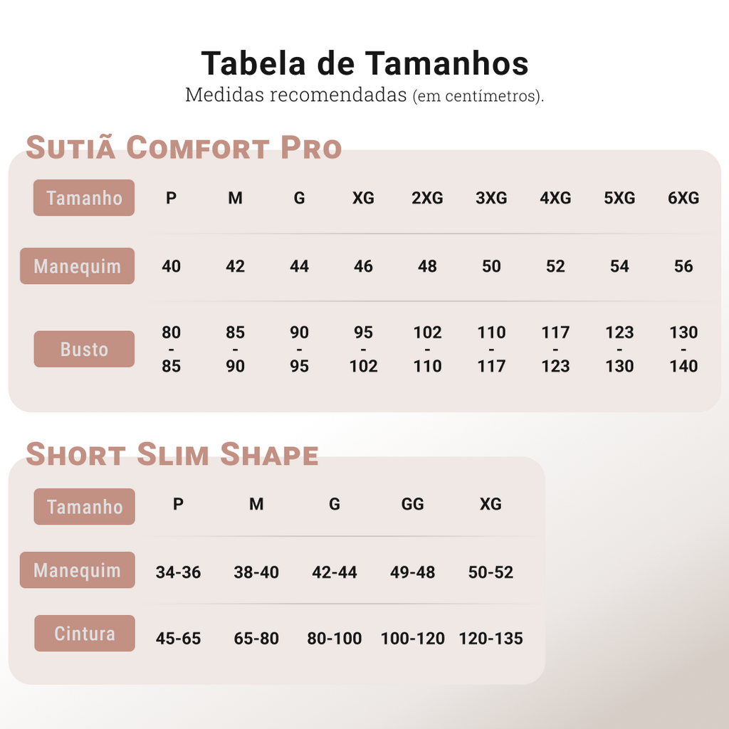 Conjunto Modelador Tecido Compressivo Aura Equilíbrio Serenidade, Conforto e Sustentação o Dia Todo
