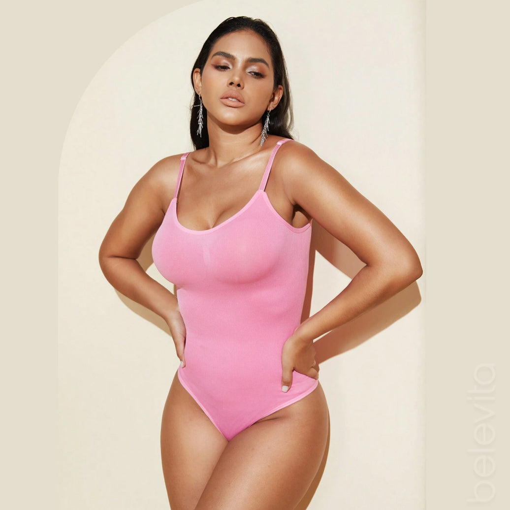 Body Modelador Compressão Suave Aura Estilo Eclipse, Silhueta Definida e Conforto Diário - Compre 1 Leve 2