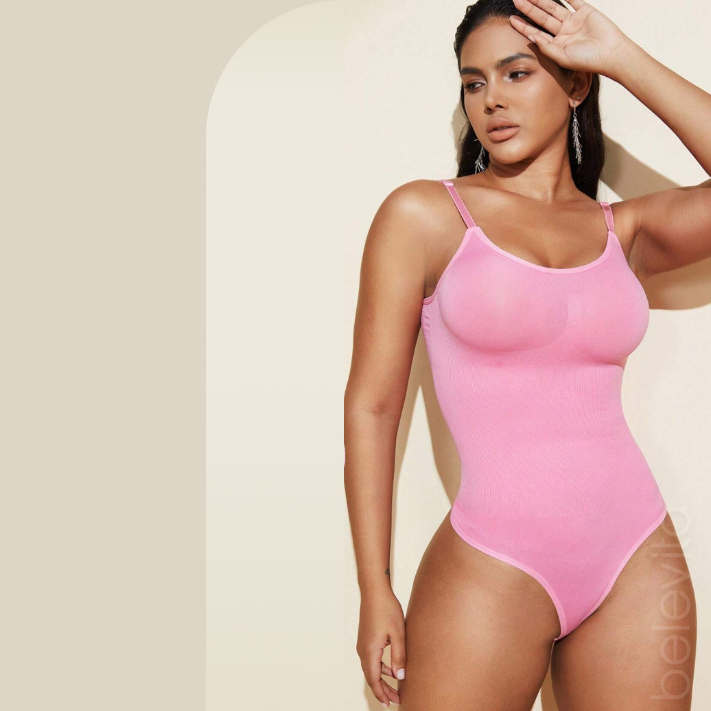 Body Modelador Compressão Suave Aura Estilo Eclipse, Silhueta Definida e Conforto Diário - Compre 1 Leve 2