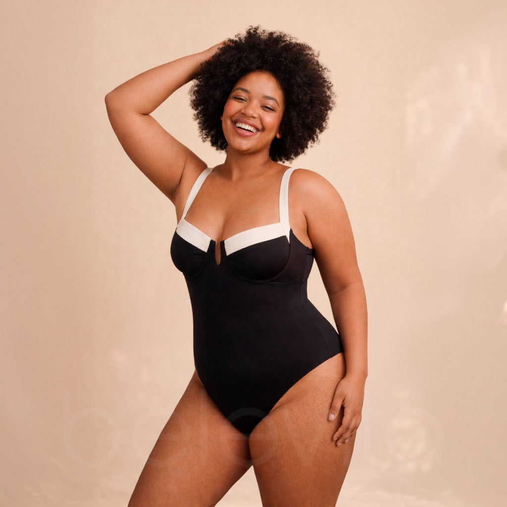 Maiô Modelador Tecido Compressivo Aura Horizonte Serenidade, Corpo Definido com Conforto Absoluto