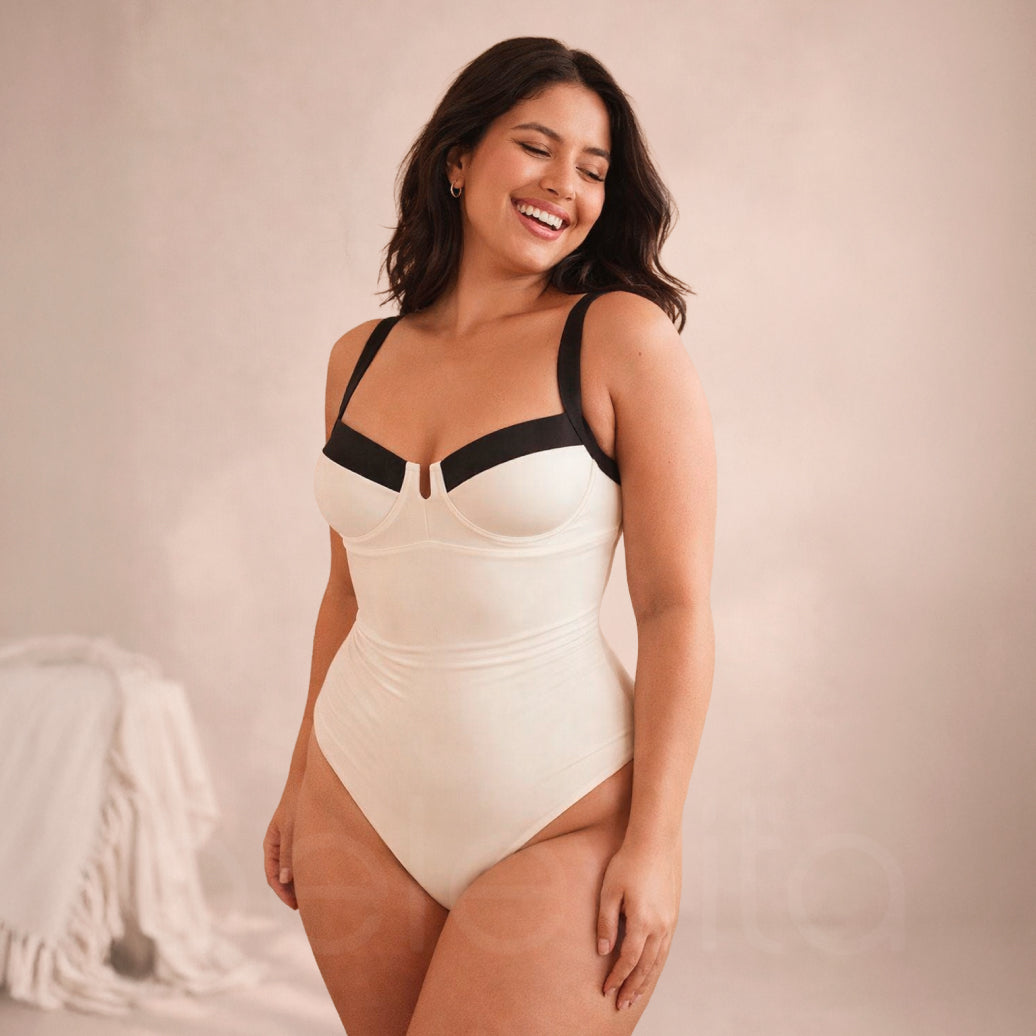 Maiô Modelador Tecido Compressivo Aura Horizonte Serenidade, Corpo Definido com Conforto Absoluto