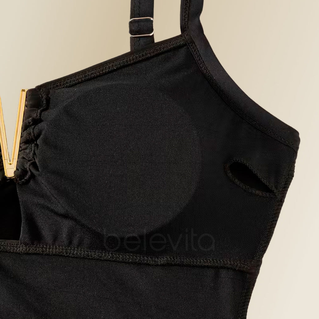 Maiô Modelador Tecido Compressivo Aura Vital Harmonia, Silhueta Definida com Conforto Absoluto
