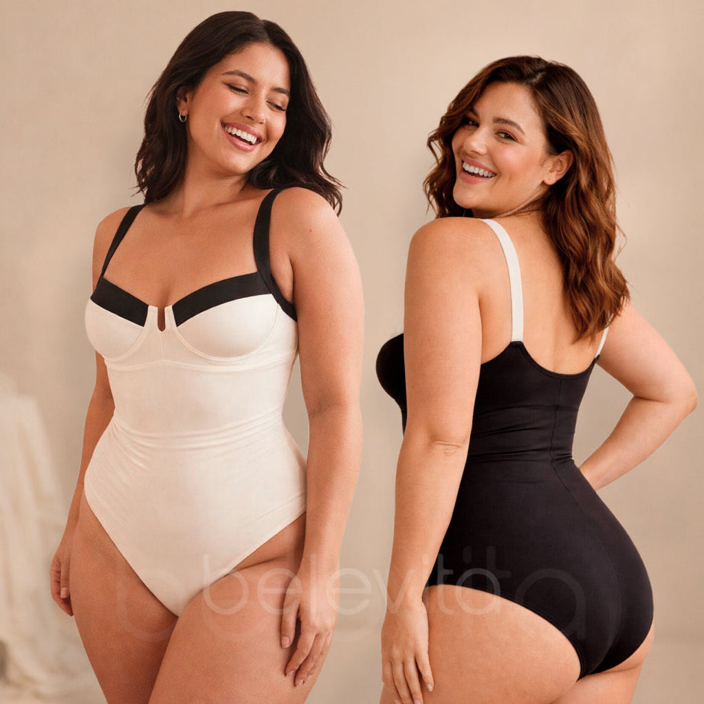 Maiô Modelador Tecido Compressivo Aura Horizonte Serenidade, Corpo Definido com Conforto Absoluto