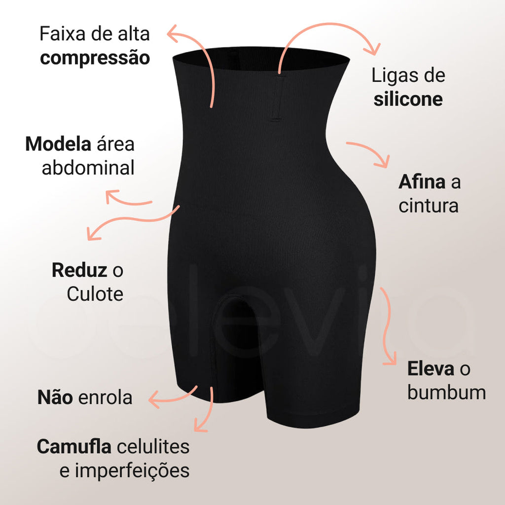Conjunto Modelador Tecido Compressivo Aura Equilíbrio Serenidade, Conforto e Sustentação o Dia Todo