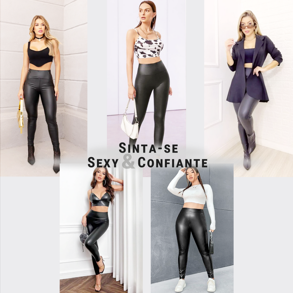 Calça Legging Aveludado Destino Prisma, Modela e Valoriza Suas Curvas - Compre 1 Leve 2