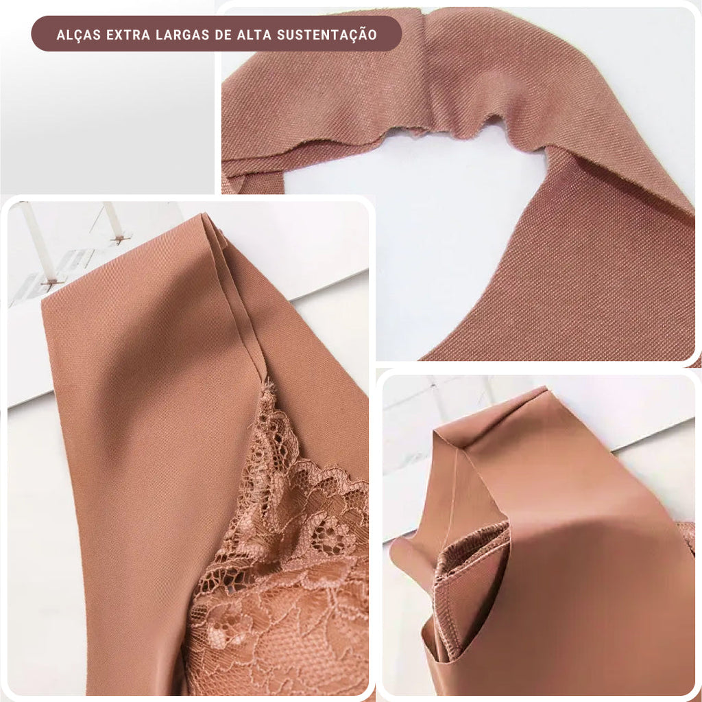 Sutiã Suporte Ergonômico Harmonia Zen Brisa, Conforto Absoluto o Dia Todo - Compre 1 Leve 3