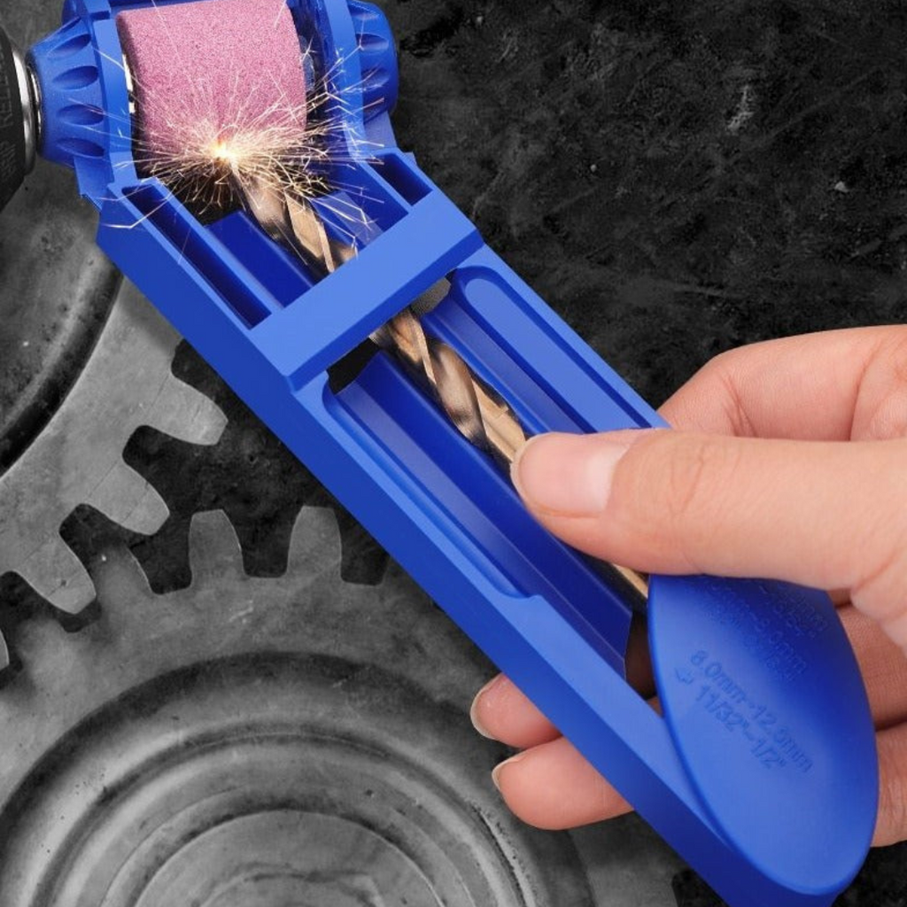 Afiador De Broca + Rebolo Extra De Brinde | Drill Sharpener