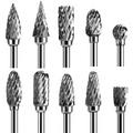 Brocas rotativas conjunto com 10 peças