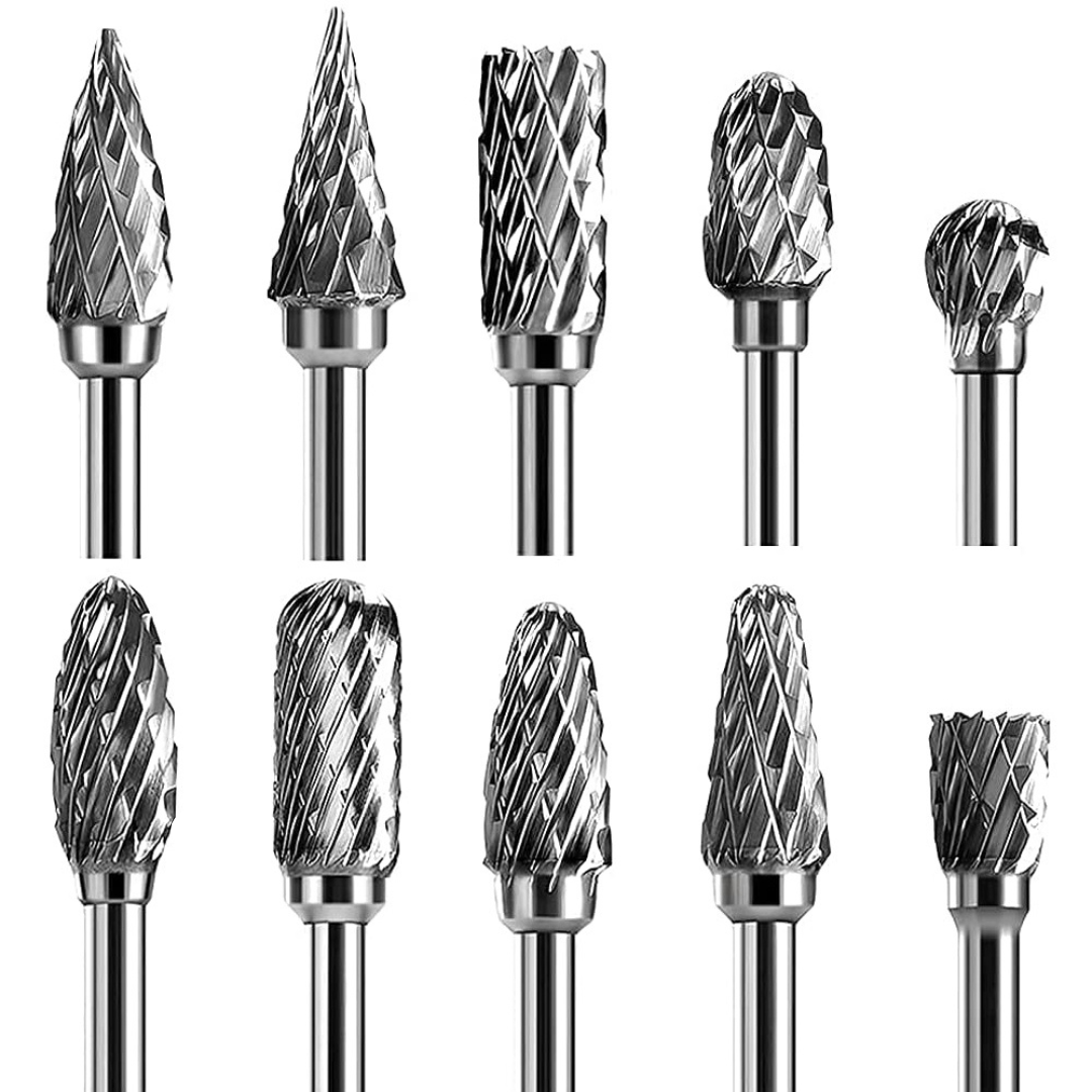 Brocas rotativas conjunto com 10 peças