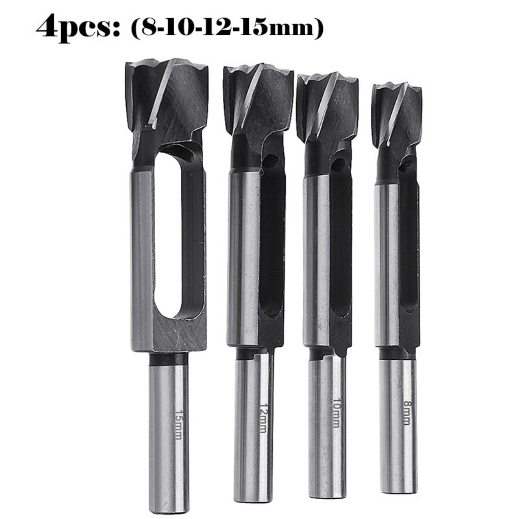 Brocas para fazer cavilhas e espigas | kit com 4 peças