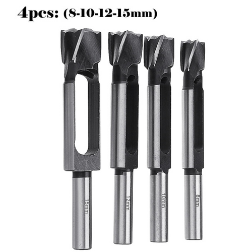 Brocas para fazer cavilhas e espigas | kit com 4 peças
