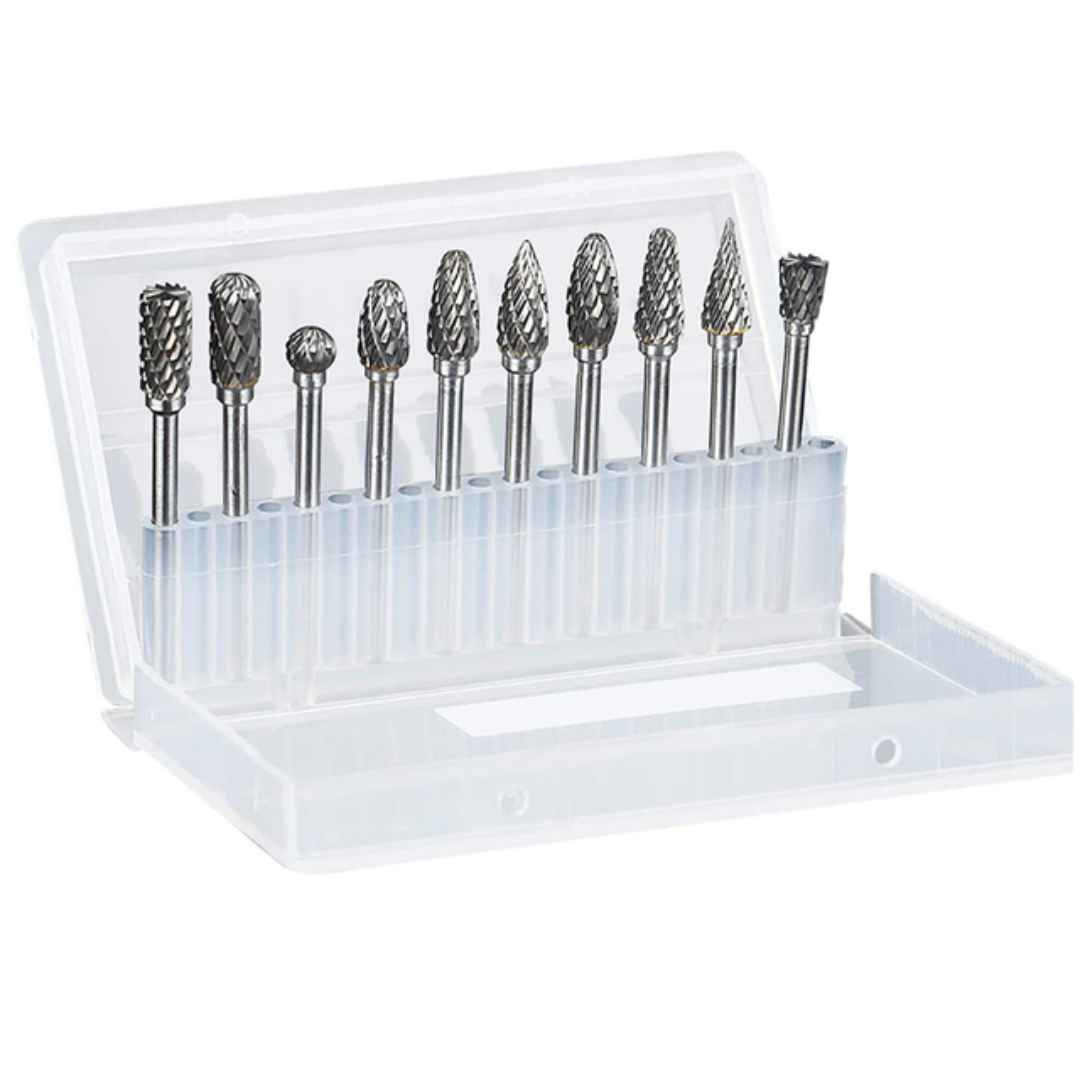 Brocas rotativas conjunto com 10 peças