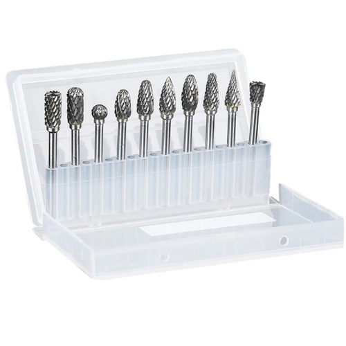 Brocas rotativas conjunto com 10 peças