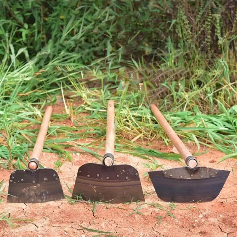 Enxada de Jardinagem Multifuncional em Aço Inoxidável