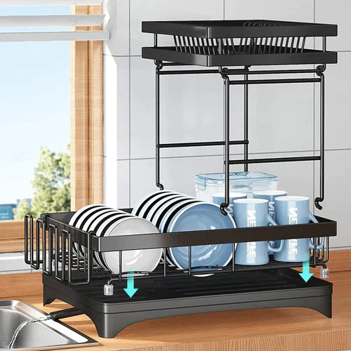 Escorredor Duplo Multiuso de Cozinha | DuoRack