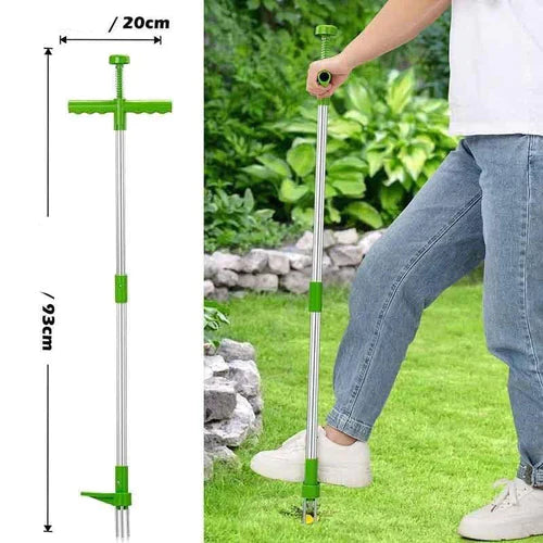 Ferramenta de Remoção de Erva Daninha Ergonômico - GardenGrip