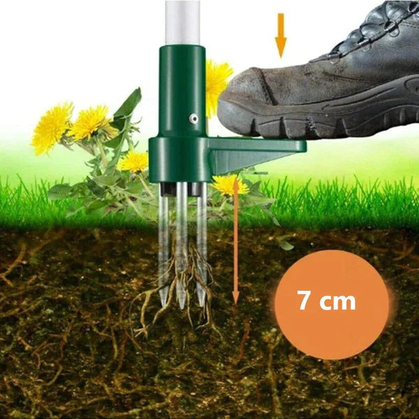 Ferramenta de Remoção de Erva Daninha Ergonômico - GardenGrip