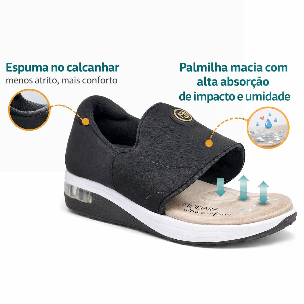 Tênis Ortopédico Lycra Viena Horizonte Sereno, Alívio Imediato Para Pés Sensíveis