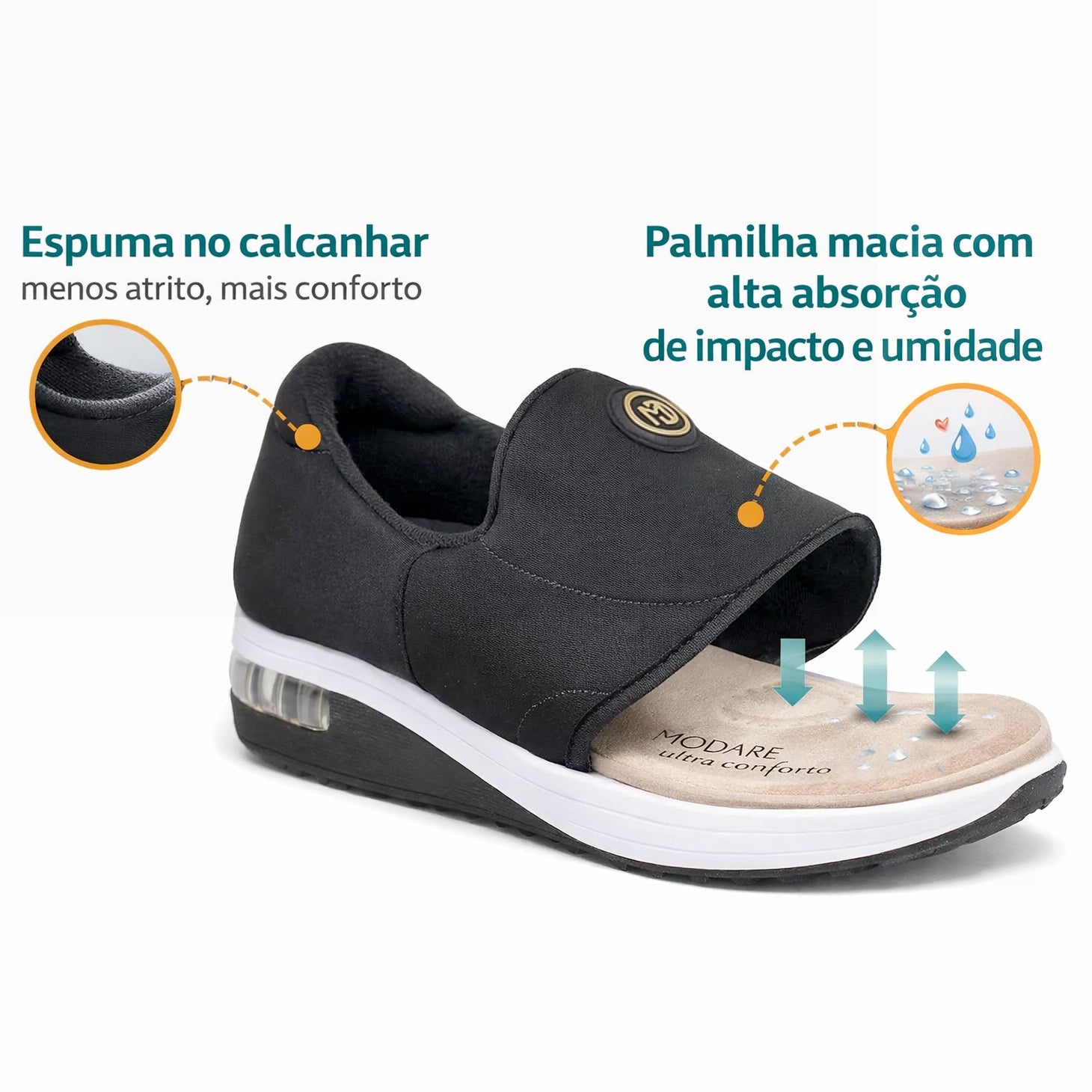 Tênis Ortopédico Lycra Viena Horizonte Sereno, Alívio Imediato Para Pés Sensíveis