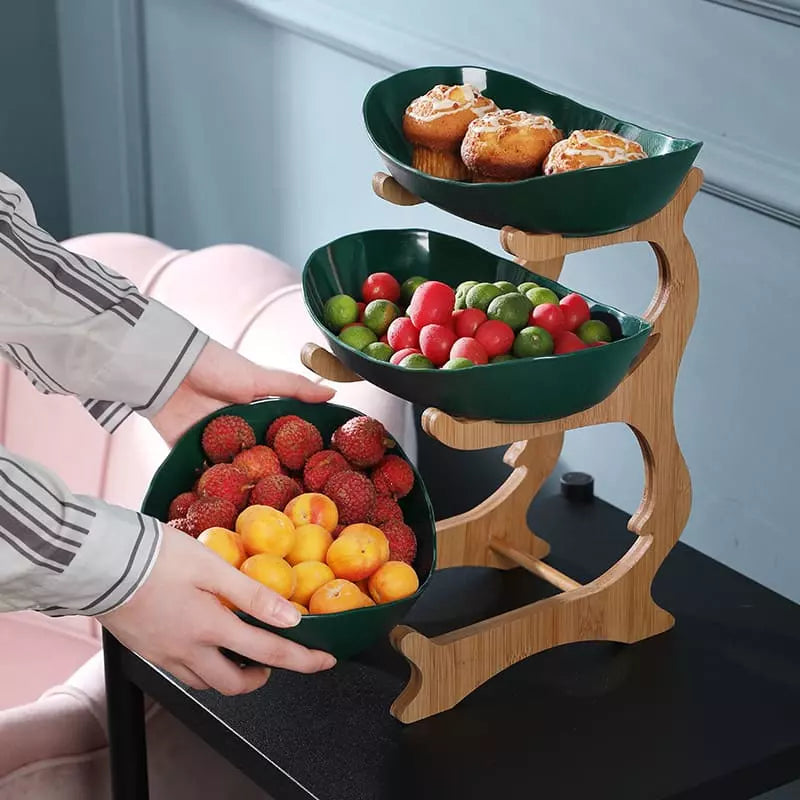 Fruteira de Mesa em Bambu - EcoBowl