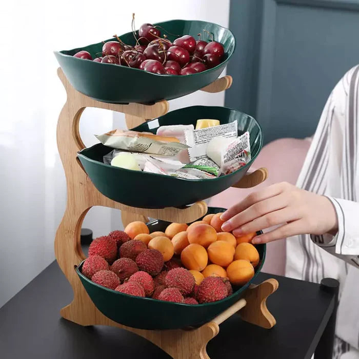 Fruteira de Mesa em Bambu - EcoBowl