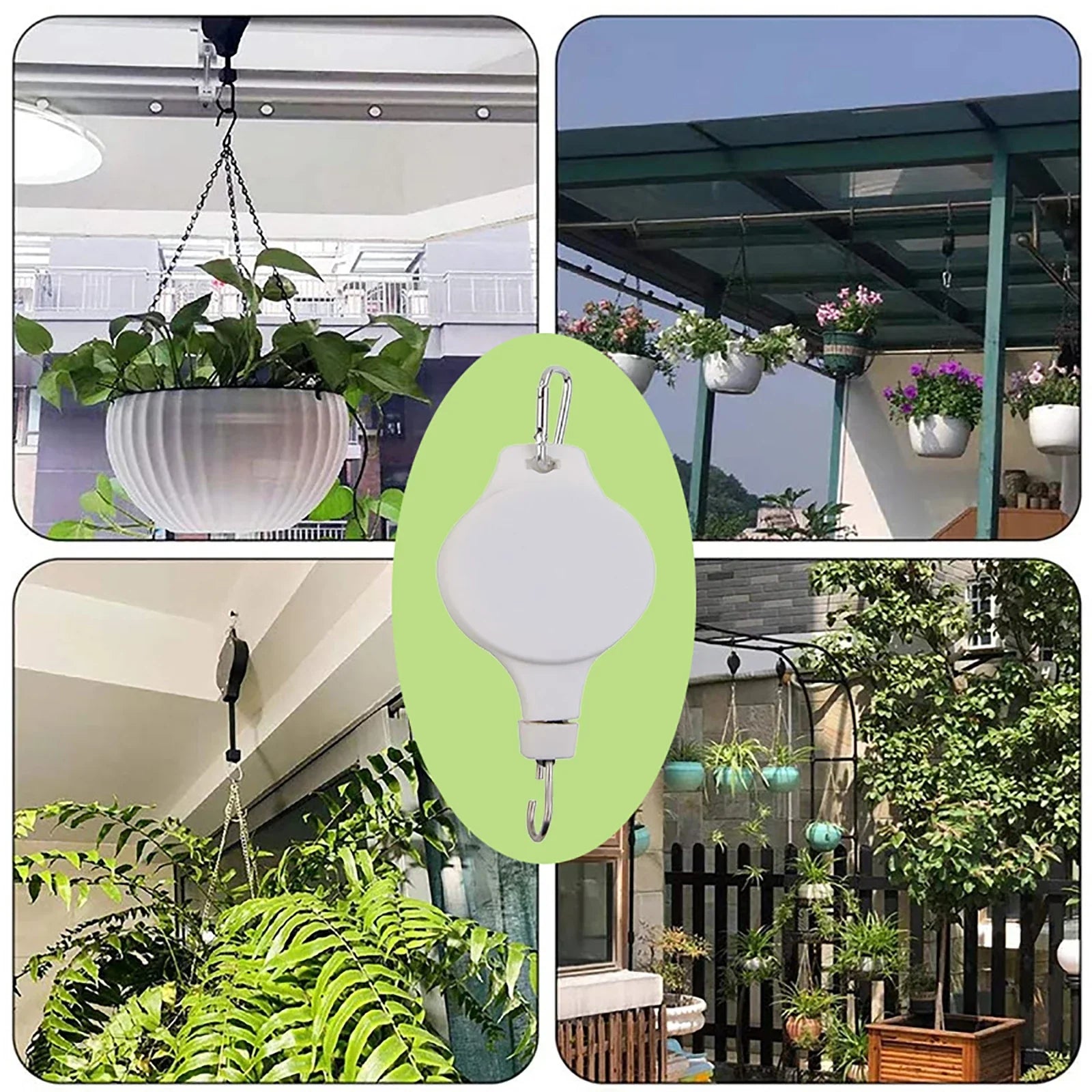 Gancho Ajustável para Plantas | FloraGrip