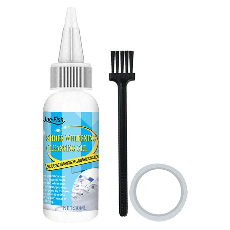 Gel de Limpeza Clareador Fórmula Aurora Branca, Renovação Imediata dos Tênis