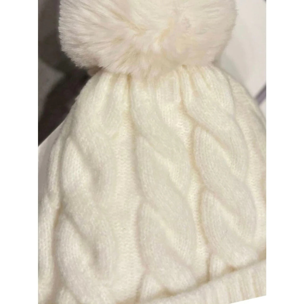 Gorro Feminino Grosso de Inverno com Pompom Ferrazi