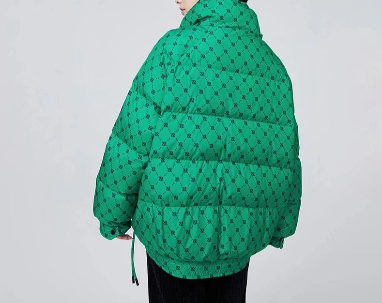 Jaqueta Feminina de Inverno Puffer com Capuz Ferrazi