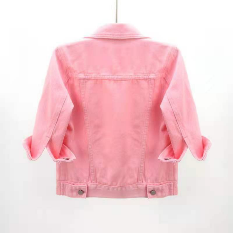 Jaqueta Jeans Feminina Curta Casual Ferrazi