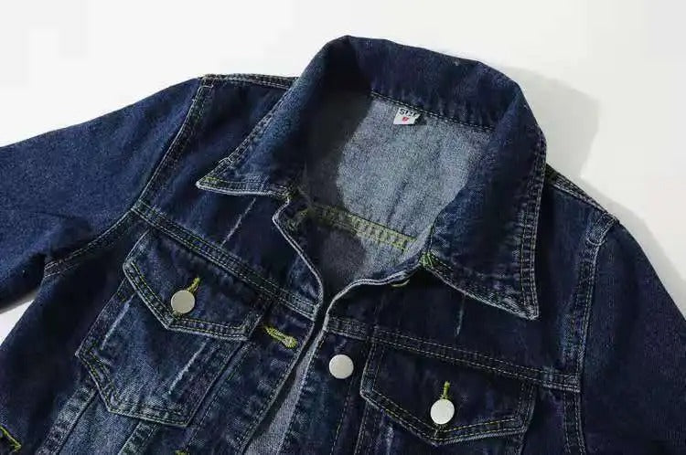 Jaqueta Jeans Feminina Curta Casual Ferrazi