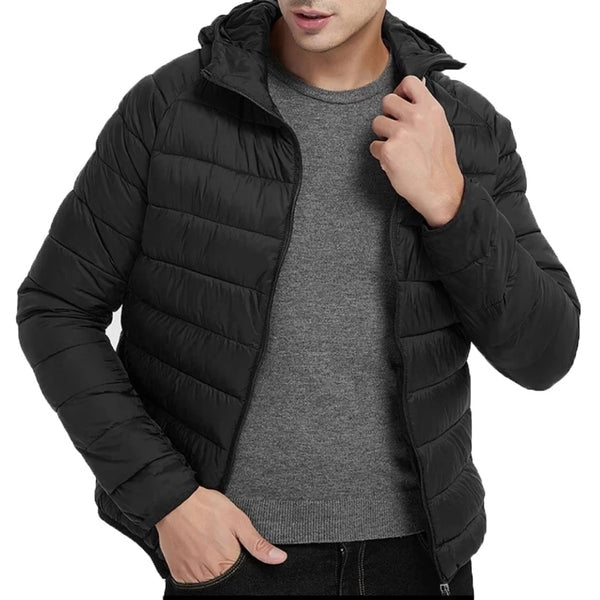 Jaqueta Masculina Puffer Corta Vento de Inverno Ferrazi