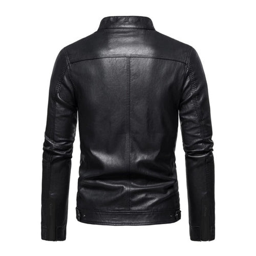 Jaqueta Masculina de Couro Slim Ferrazi