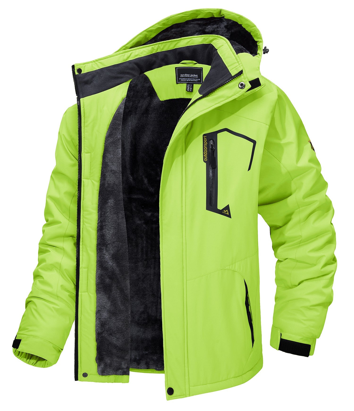 Jaqueta Masculina de Inverno Pelúciada Impermeável Ferrazi