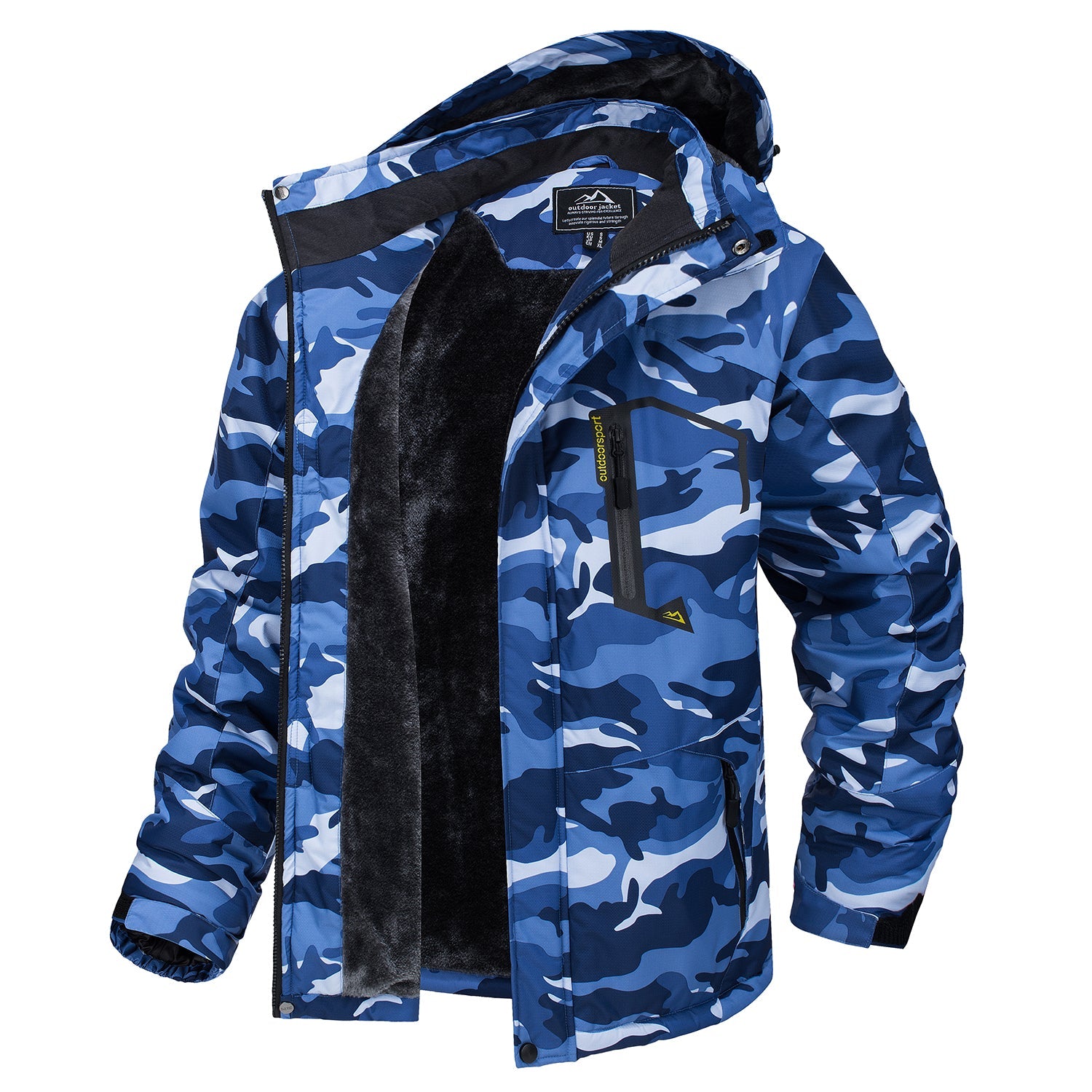 Jaqueta Masculina de Inverno Pelúciada Impermeável Ferrazi