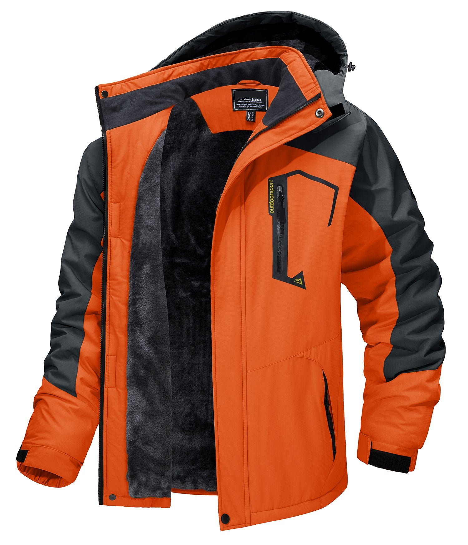 Jaqueta Masculina de Inverno Pelúciada Impermeável Ferrazi
