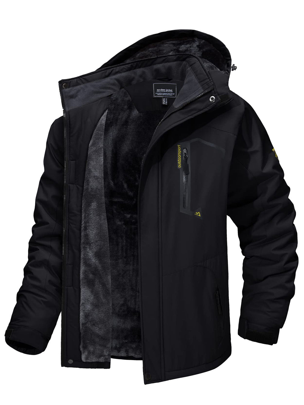 Jaqueta Masculina de Inverno Pelúciada Impermeável Ferrazi