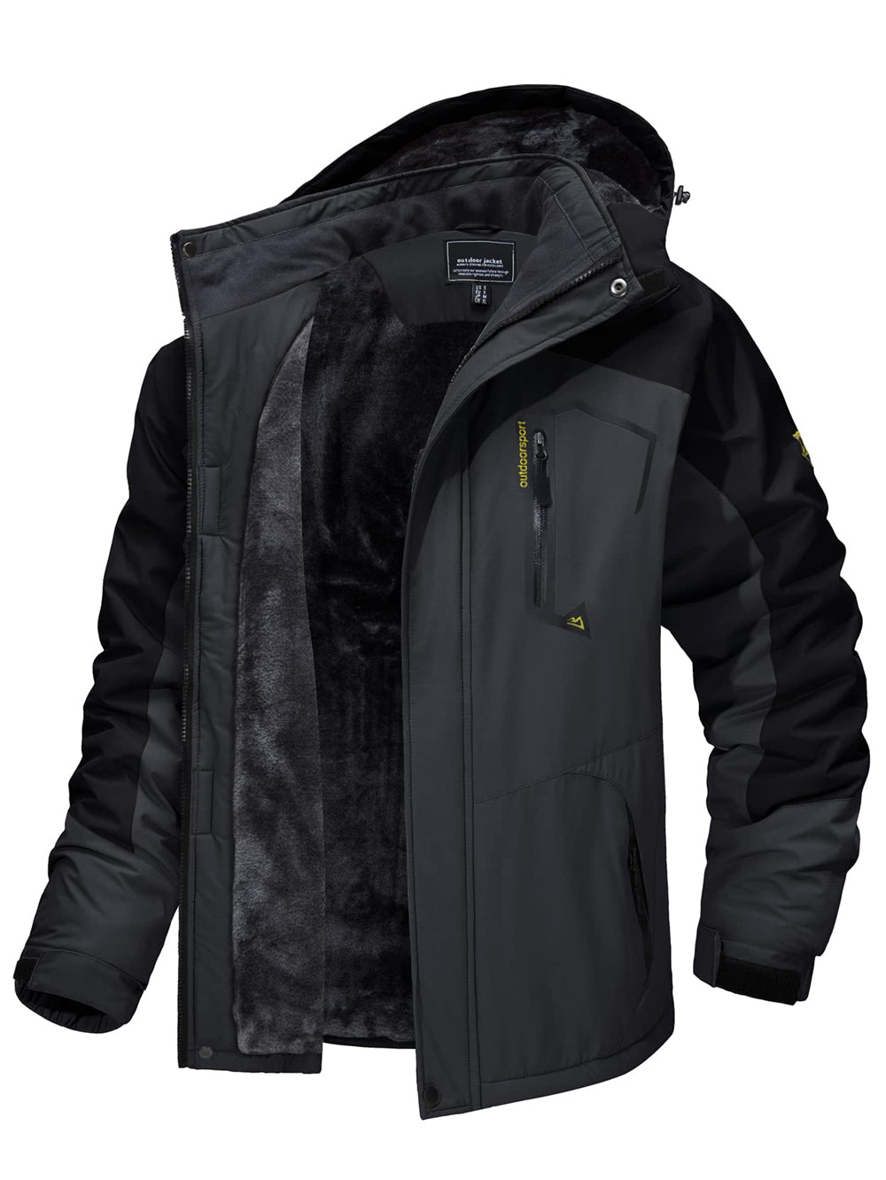 Jaqueta Masculina de Inverno Pelúciada Impermeável Ferrazi