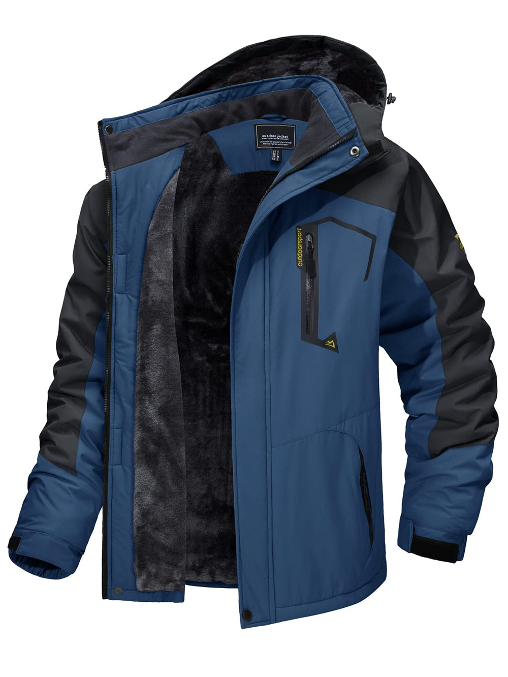 Jaqueta Masculina de Inverno Pelúciada Impermeável Ferrazi
