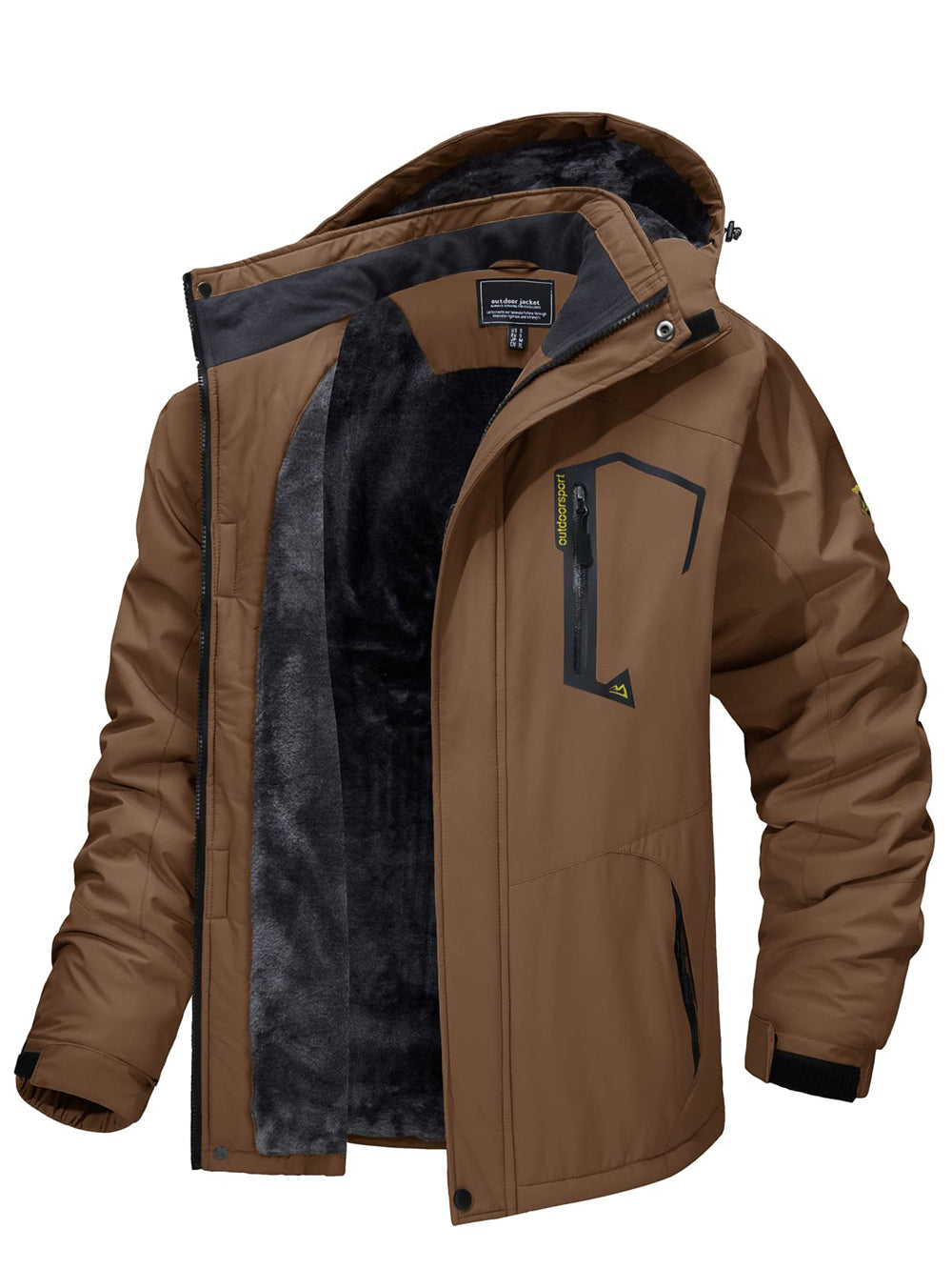 Jaqueta Masculina de Inverno Pelúciada Impermeável Ferrazi