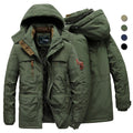 Jaqueta Masculina de Inverno com Capuz Forrada com Lã Ferrazi