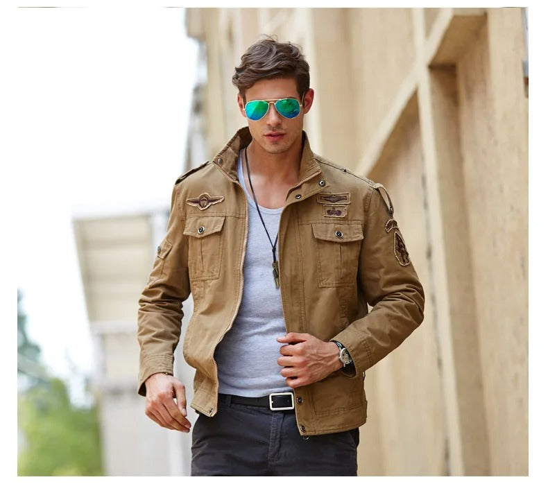 Jaqueta Tática Masculina em Algodão Ferrazi