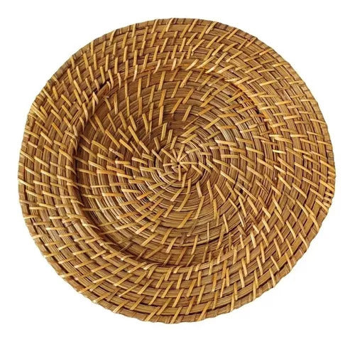 Jogo Americano Sousplat de Rattan Ferrazi