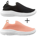 Kit 2 Tênis Feminino Knit Slip On Flexível e Respirável Ferrazi